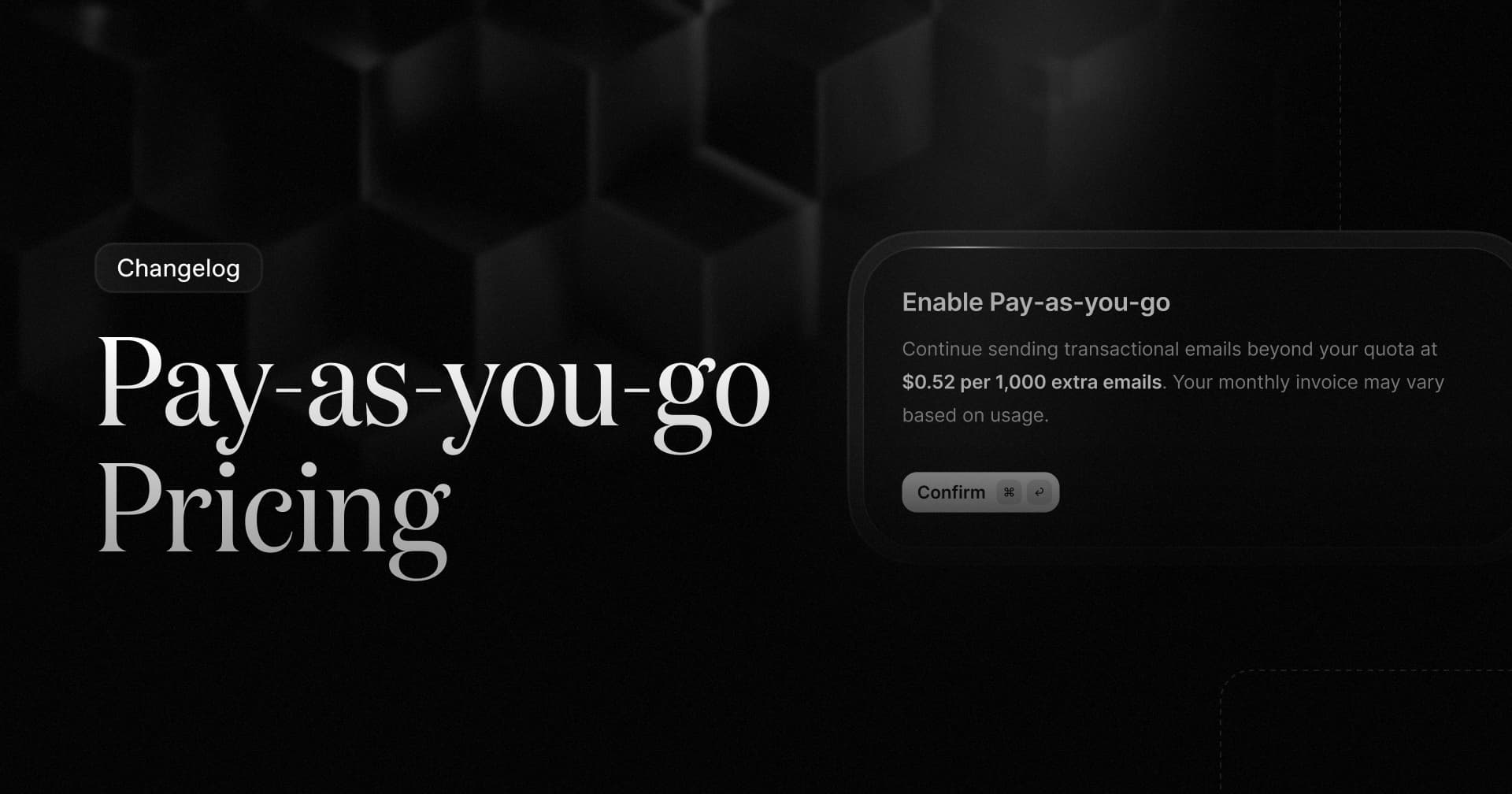 Pay-as-you-go Pricing